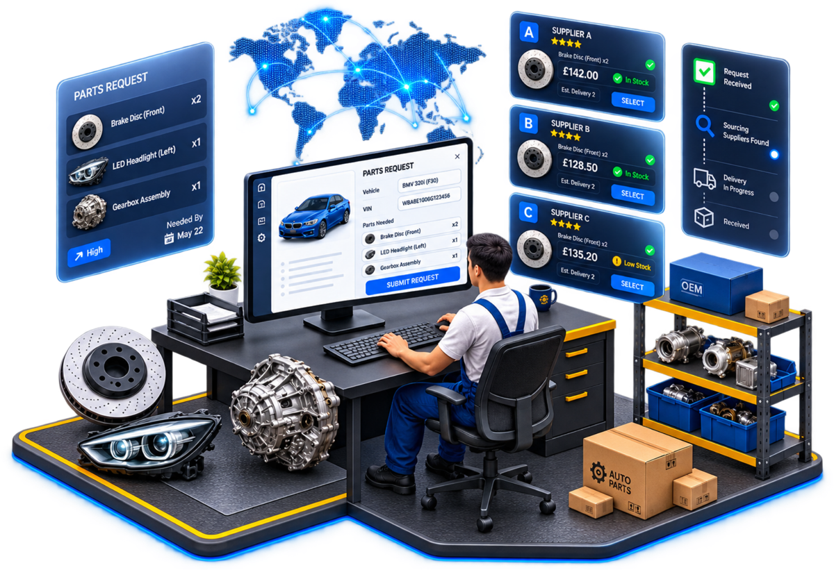 Request and sourcing